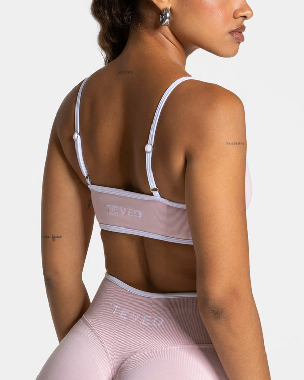 Brassière TEVEO Contrastline Rose Claire - 3